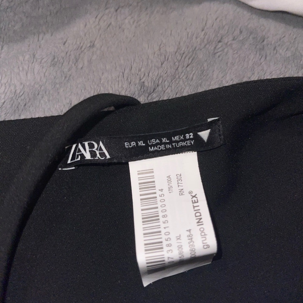 NWOT Zara Black Strapless Top - Picture 3 of 3